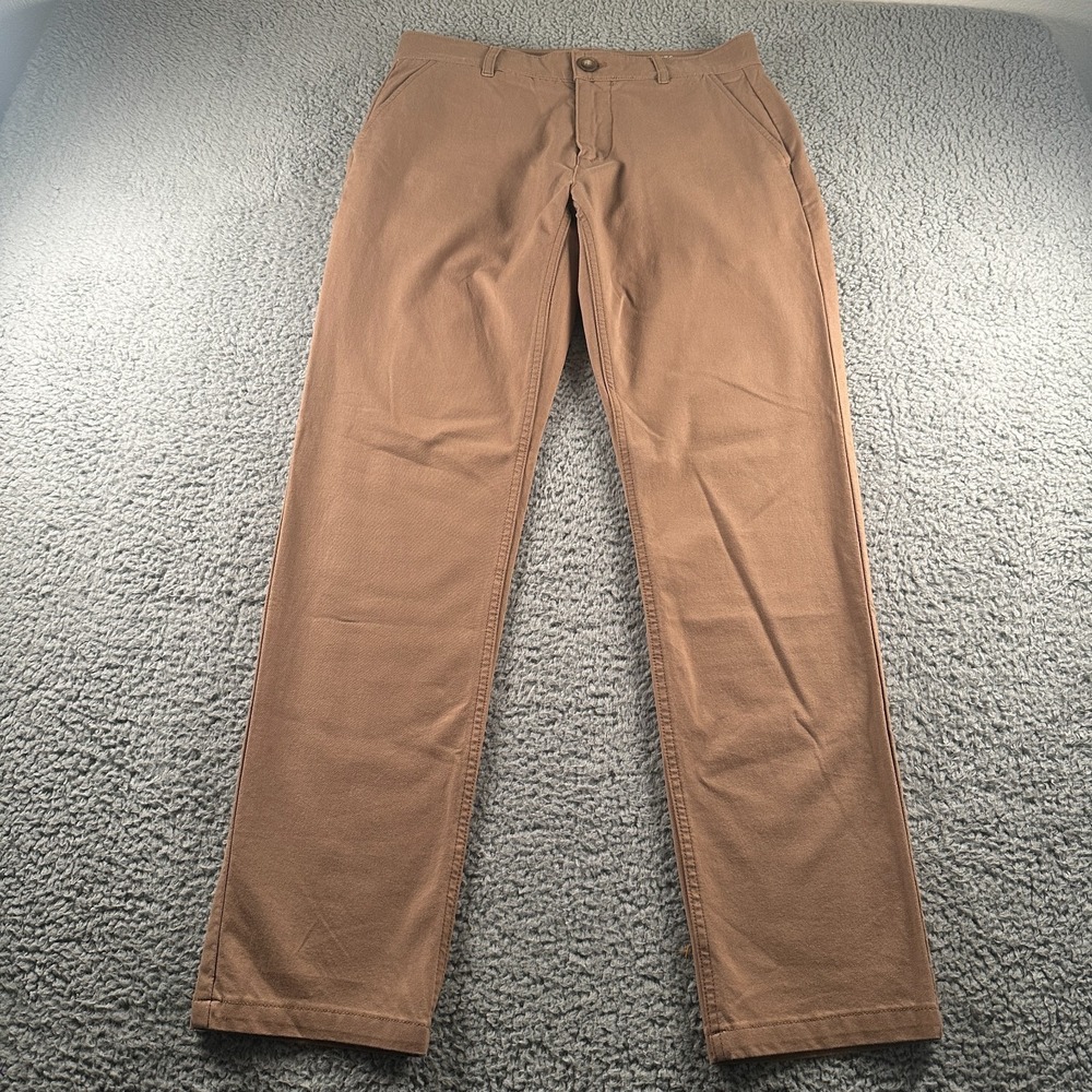 Mugsy Pants Mens 32x30 Tan‎ Belmonts Stretch Chino Casual Straight K4PNBG